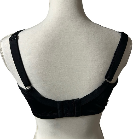PLAYTEX 18 hour black smoothing minimizer wirefree bra 36DDD style 4697 NWOT - Picture 6 of 7